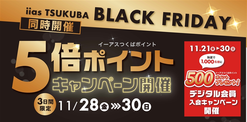 BlackFriday&5倍ポイント